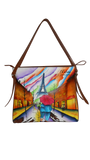 City of Love - Hand Painted Leather Bag