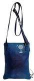 Moon & Palmetto Cross Body Utility - Hand Painted Leather Bag