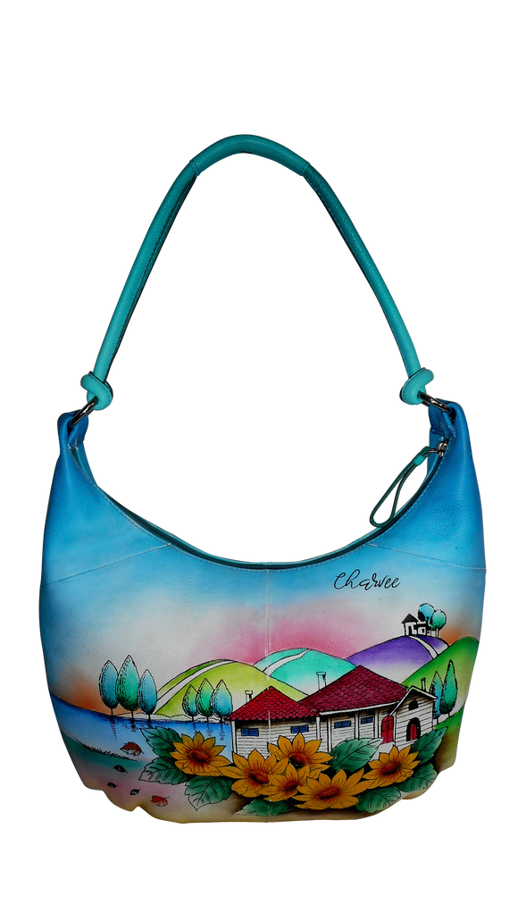 Amazon.com: Anna by Anuschka Hand Painted Leather Women's Large Multi  Pocket HOBO, African Leopard : Clothing, Shoes & Jewelry