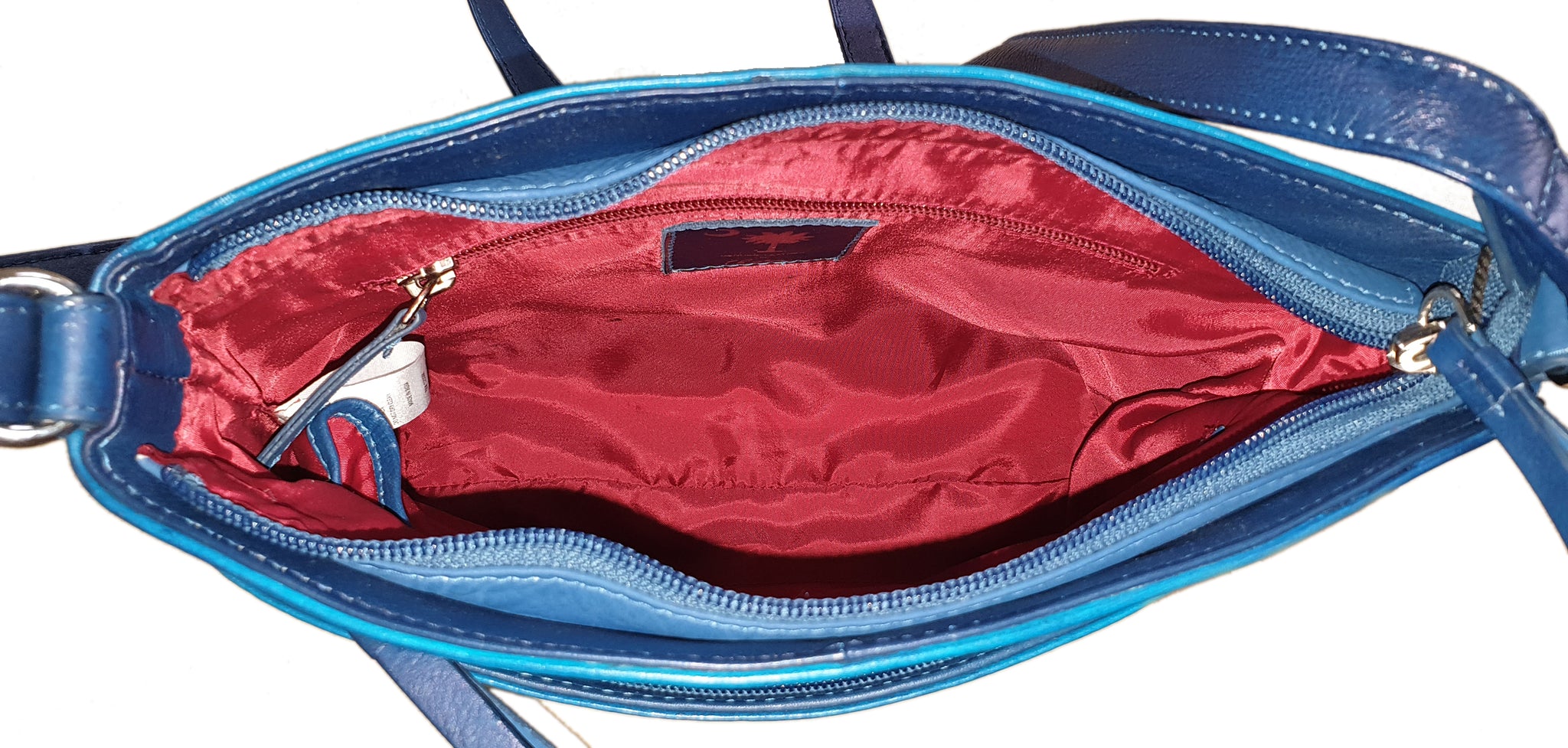 Moon & Palmetto Shoulder Bag - Hand Painted Leather Bag